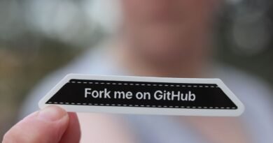 A hand holding a Fork me on GitHub sticker, the culture behind open weights
