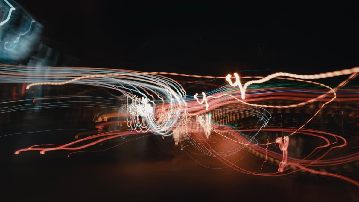 Long exposure light trails in the dark, the speed and price gap Grok 4.6 opened