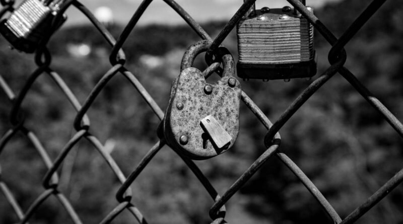 Rusty padlocks on a fence, the closed half of the open weight vs closed models question