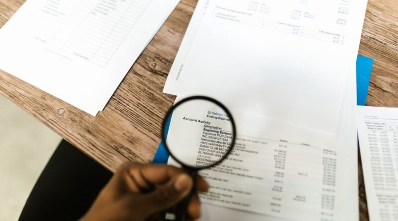 A magnifying glass held over documents, the review burden behind CodeRabbit funding