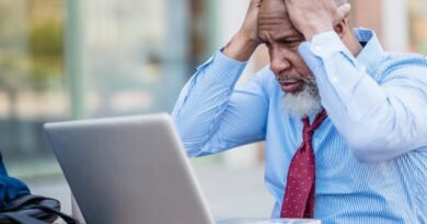 An anxious entrepreneur in shirt and tie, the user the AI industry keeps misreading