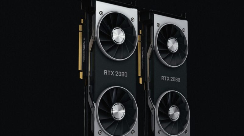 Two NVIDIA graphics cards side by side, part of the cost to train a frontier model