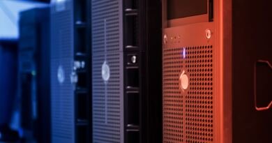 Server rack, illustrating DeepSeek V4 Pro's cost and coding performance against GPT-5.6 Sol.