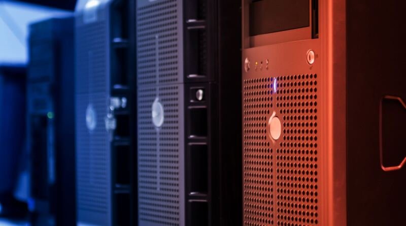 Server rack, illustrating DeepSeek V4 Pro's cost and coding performance against GPT-5.6 Sol.