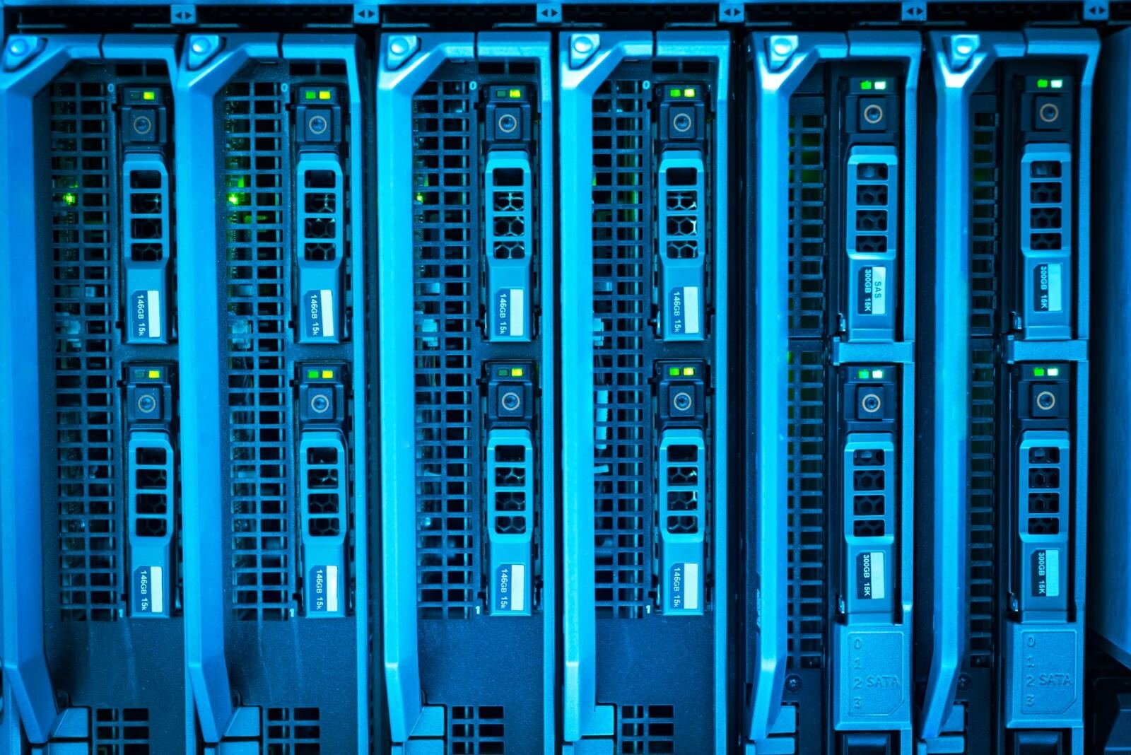 Server rack, illustrating apple's multilingual grpo study across 11 languages.
