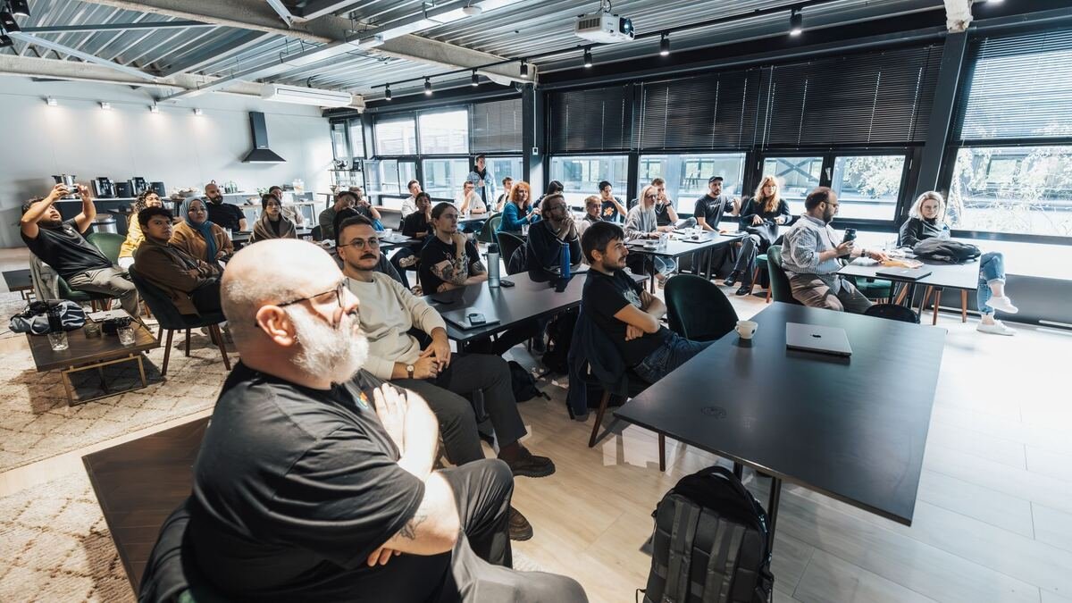 An empty meeting room, illustrating where AI for business pays off and where it stalls.