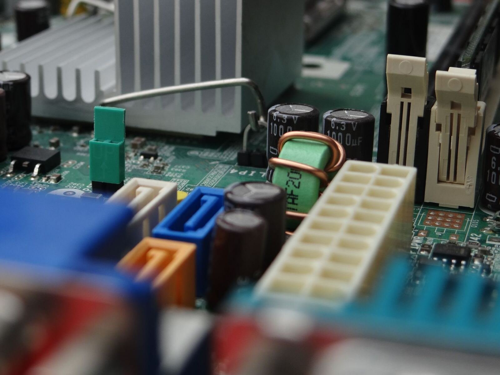 Circuit board, illustrating ai evaluation should work with humans