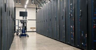 Data centre, illustrating offering zero data retention for frontier models