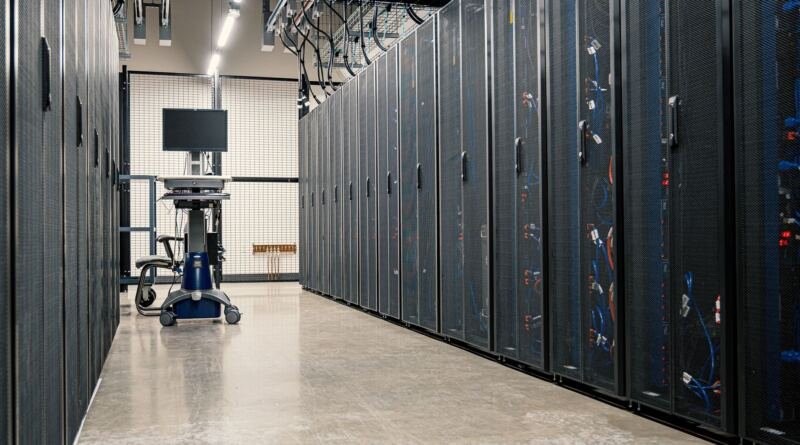 Data centre, illustrating offering zero data retention for frontier models