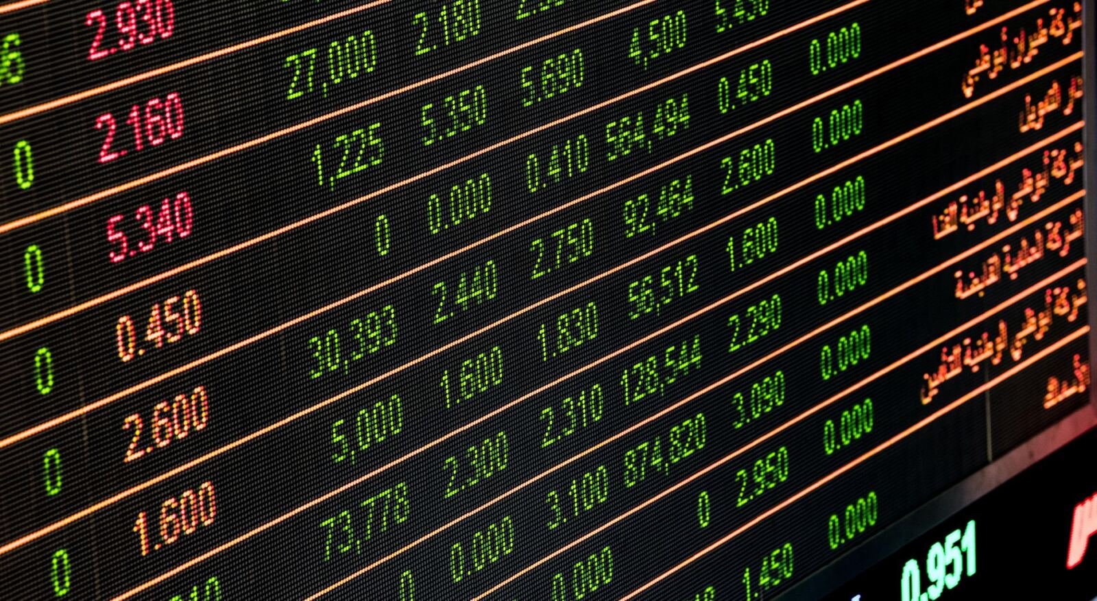 Trading screen, illustrating Anthropic revenue run rate reaching $65 billion.