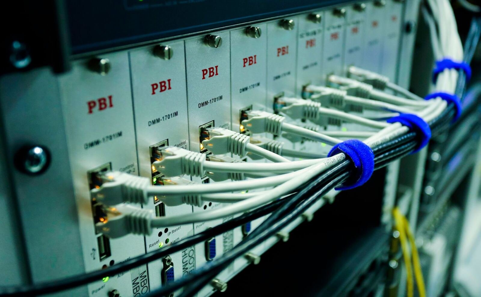 Server rack illustrating VLM safety alignment causing vision models to refuse answers