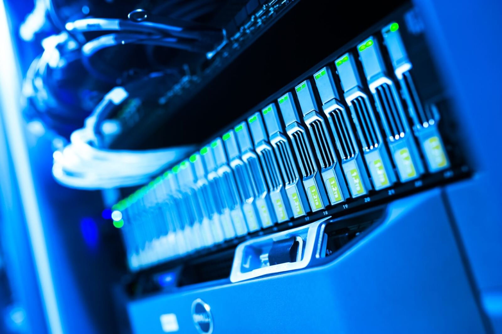 Server rack, illustrating anthropic and openai announce more powerful (and cheaper) ai models