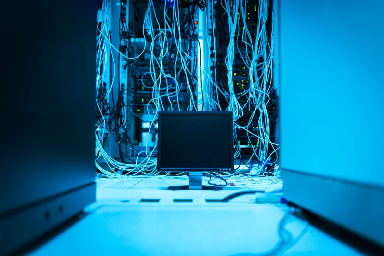 Server room, illustrating achieving extreme efficiency through specialized gpu kernel generation